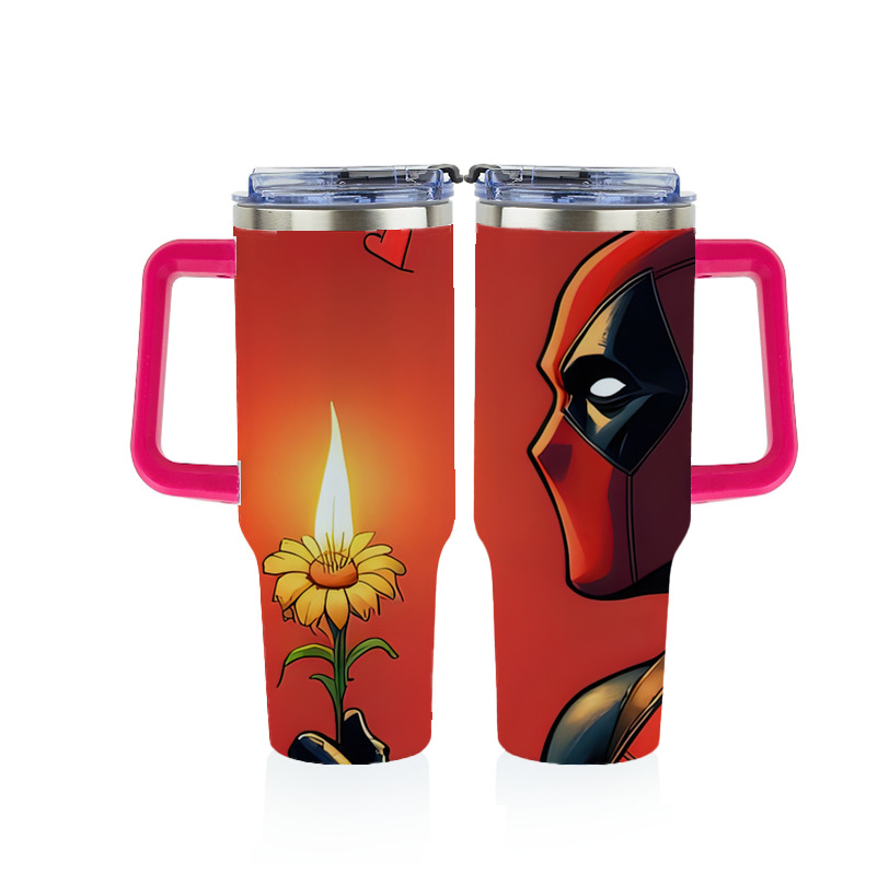 （画像用） Deadpool デッドプール 1200ｍLフルプリント車用タンブラー
